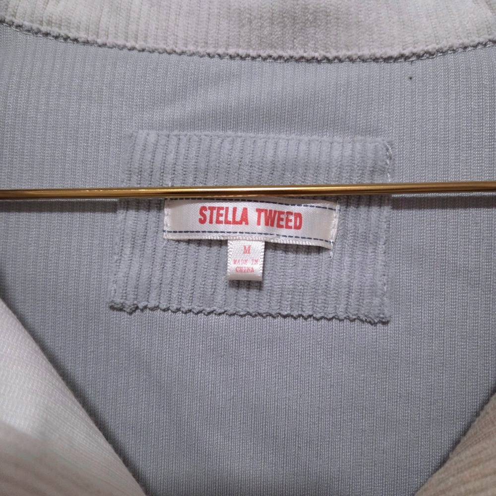 Stella Tweed Colorblock Corduroy Button Down Shirt Jacket Women's Size M‎ - Picture 2 of 7